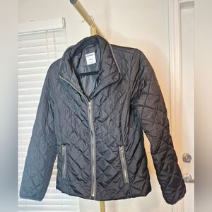Old Navy Women's Black Quilted Jacket